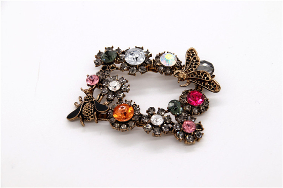 Farbige Schuhschmuck-Clips für Frauen Schwarz / Nickel / Gold Farbe