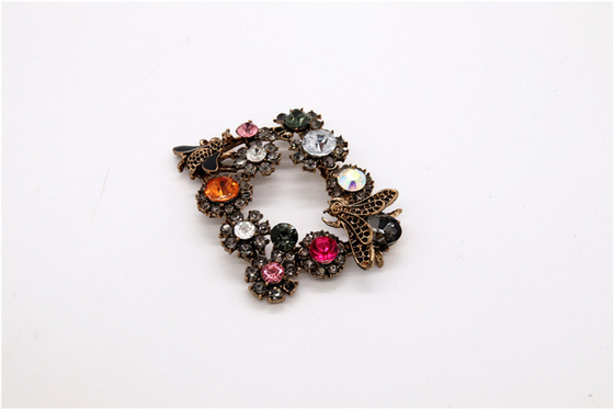 Farbige Schuhschmuck-Clips für Frauen Schwarz / Nickel / Gold Farbe