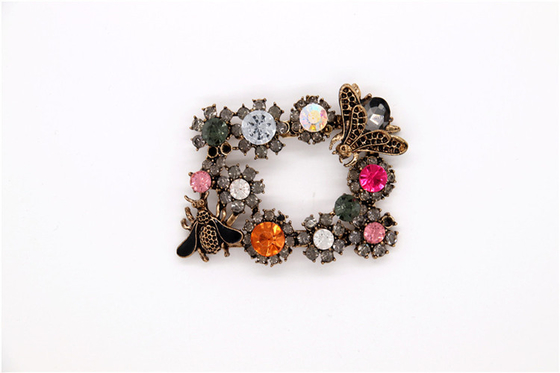 Farbige Schuhschmuck-Clips für Frauen Schwarz / Nickel / Gold Farbe