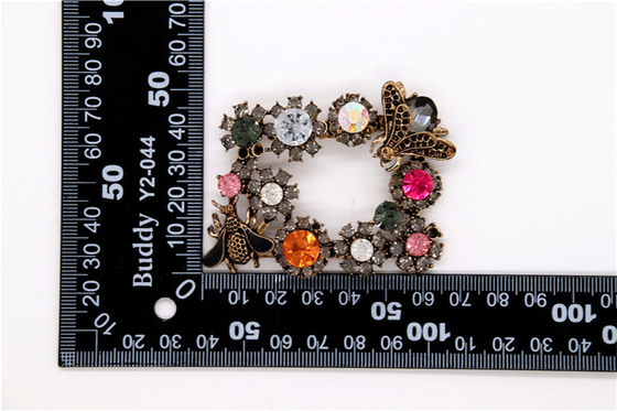 Farbige Schuhschmuck-Clips für Frauen Schwarz / Nickel / Gold Farbe