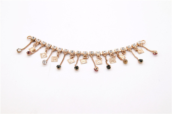 Handgeschweißte Schnalle Kette von Hardware,Damen-Sandalenkette Kupfer/Eisenpistole/Nickel/Gold