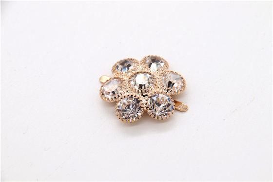 Schuhschnalle Schuhclips Strasssteine Schuhclips Zinklegierung, Kupfer Gun, Nickel, Gold