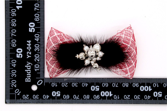 Handgefertigte Perlen, handgefertigte Schleife Hochwertige Imitationsperlen, Glassperlen-Schuhdekoration / Modische Schuhaccessoires