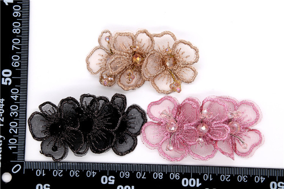 Handgefertigte Perlen, handgefertigte Schleife Hochwertige Imitationsperlen, Glassperlen-Schuhdekoration / Modische Schuhaccessoires