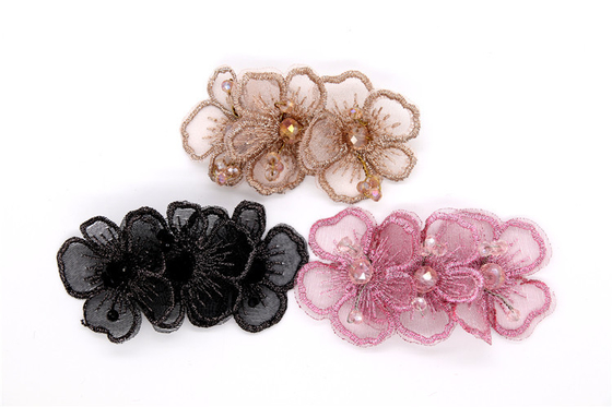 Handgefertigte Perlen, handgefertigte Schleife Hochwertige Imitationsperlen, Glassperlen-Schuhdekoration / Modische Schuhaccessoires