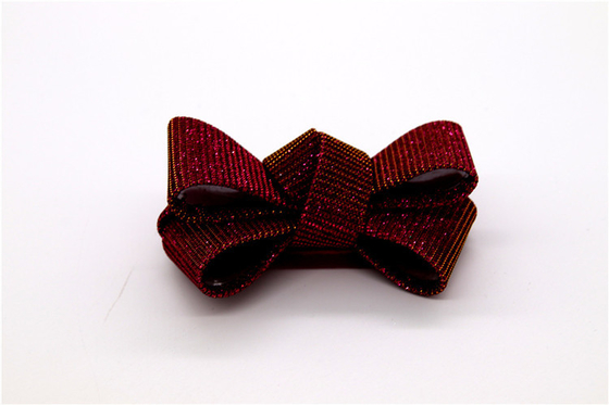 Schuhblume mit farbigem Schleifenband, handgefertigte Schuhverzierungen und Blumen Fadenband Beige, Weiß, Schwarz, Rot, Blau
