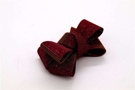 Schuhblume mit farbigem Schleifenband, handgefertigte Schuhverzierungen und Blumen Fadenband Beige, Weiß, Schwarz, Rot, Blau