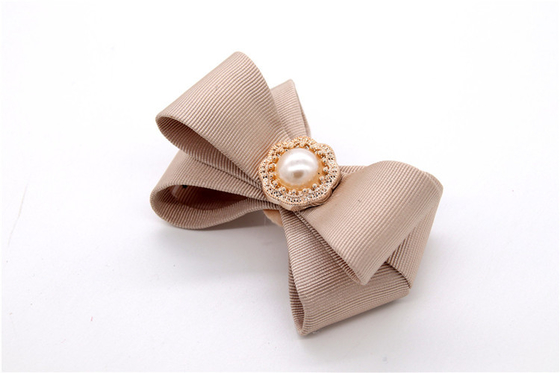 Schuhblume mit farbigem Schleifenband, handgefertigte Schuhverzierungen und Blumen Fadenband Beige, Weiß, Schwarz, Rot, Blau
