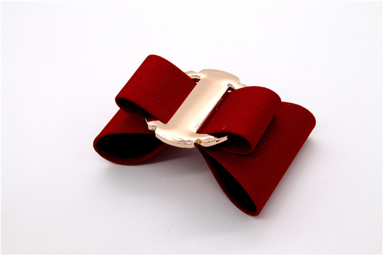 Schuhblume mit farbigem Schleifenband, handgefertigte Schuhverzierungen und Blumen Fadenband Beige, Weiß, Schwarz, Rot, Blau