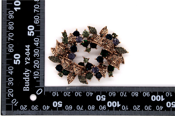 Runde Form Strass Schuhklemmen Elegant Schönes Aussehen SGS-Zertifikat