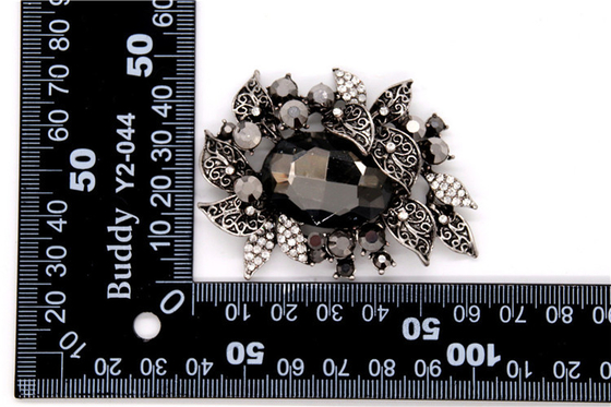 Schöne Vintage Schuhklemmen Farbreiche Hochwertige Strass SGS-Zulassung