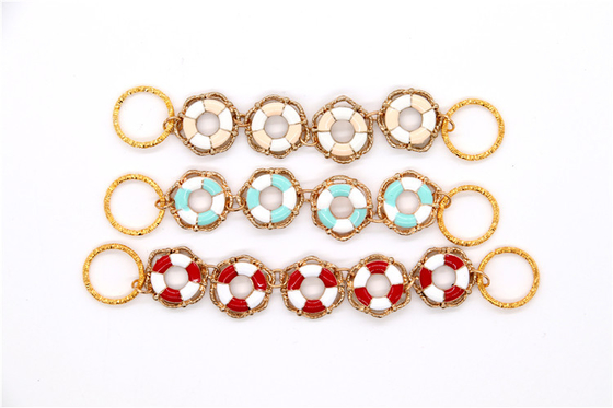 Handgeschweißte Schnalle Kette von Hardware,Damen-Sandalenkette Kupfer/Eisenpistole/Nickel/Gold
