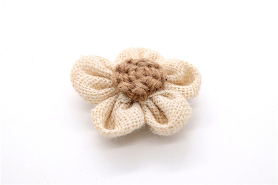 Handgesinterte Kantenblume/Mädchenblume aus Satinbändern/Handsimulierte Blume Verschiedene Farben Stoff, Wolle