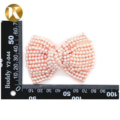 Custom Fashion Perlen Schuhklemmen 75*55mm mit speziellem Stoffmaterial