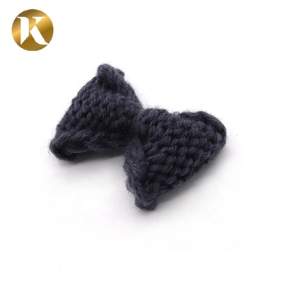 75*45mm Dekorationsschuhklemmen BOW-Stil Wollgarnmaterial