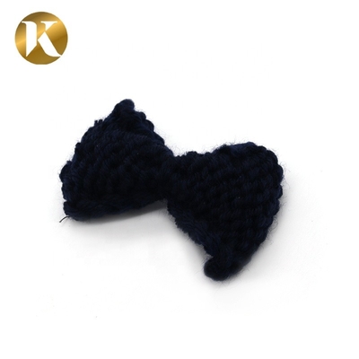 75*45mm Dekorationsschuhklemmen BOW-Stil Wollgarnmaterial