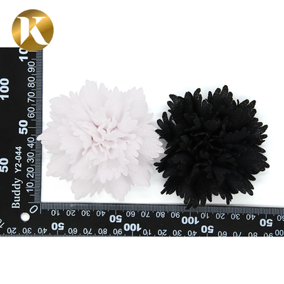 Ladies Custom Fashion Schuh Dekoration 80*80mm spezielles Stoffmaterial