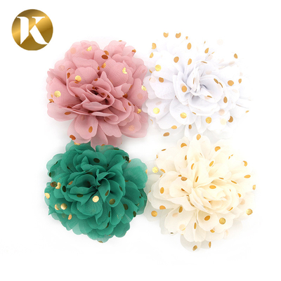 Zusammengestellte Populäre Schuhe Schnürsenkel Blumen 85*85mm Baumwolle / Polyester / Chiffon Material