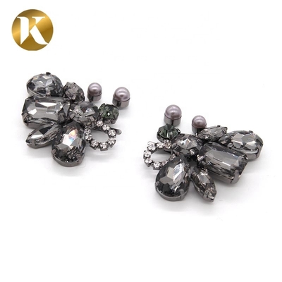 Bienenförmige beliebte Schuhschnalle aus Strass Nickel / Schwarz / Gold Farbe