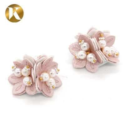 Fashion Style DIY Satinbandblumen Spezielles Stoffmaterial für Schuhdekoration