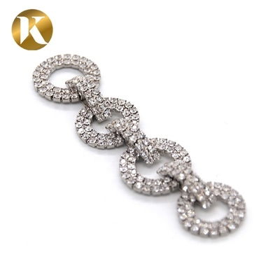 Mode Elegante Kristall Braut Schuhklemmen 90mm*20mm Strass Dekoration