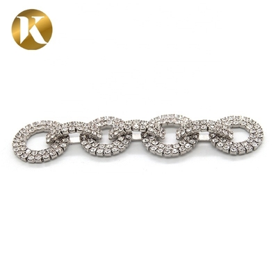 Mode Elegante Kristall Braut Schuhklemmen 90mm*20mm Strass Dekoration
