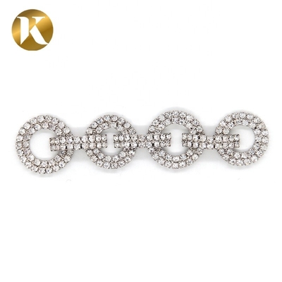 Mode Elegante Kristall Braut Schuhklemmen 90mm*20mm Strass Dekoration