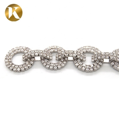 Mode Elegante Kristall Braut Schuhklemmen 90mm*20mm Strass Dekoration