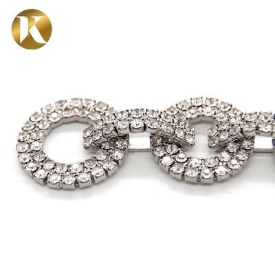 Mode Elegante Kristall Braut Schuhklemmen 90mm*20mm Strass Dekoration