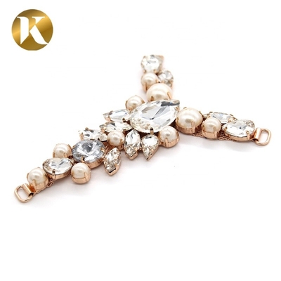 Custom Y-Form Frauen Schuh Tassel Kette 95mm * 85mm Größe Für Schönheit