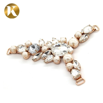 Custom Y-Form Frauen Schuh Tassel Kette 95mm * 85mm Größe Für Schönheit