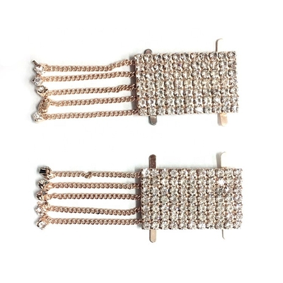 Wenzhou KML Neues Design Metall Frauen Schuh Zubehör Dekorativ Tassel Schuh