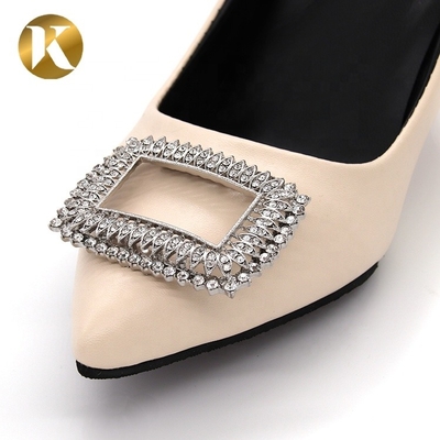Custom Charm Kristall Damen Dekorativ Schuhklemmen Accessoire Mode Stil