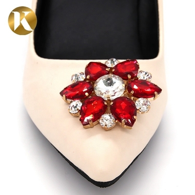 Sonnenblumenform Satinbandblumen 50*50mm Größe Für Damen Schuh