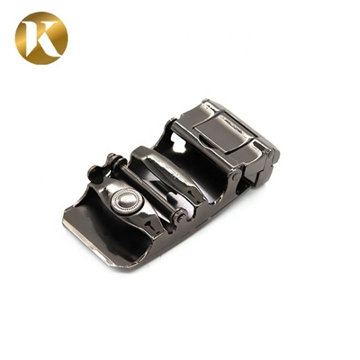 Wenzhou Kml Custom Logo Schwarz Business Zinklegierung Automatischer Gürtel Buckle