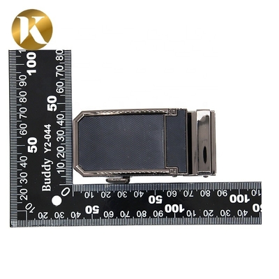 Wenzhou Kml Custom Logo Schwarz Business Zinklegierung Automatischer Gürtel Buckle