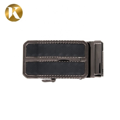 Schwarze Oberfläche Automatische Gürtel Buckles mit Schnitzflächenbehandlung