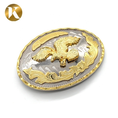 Wenzhou KML Hochwertige Mode Handgefertigte Oval 41mm 2 Farbe Metallgürtel Buckle