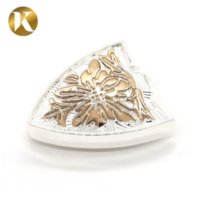 Wenzhou KML Custom Fashion beliebte glänzende Zinklegierung 2 Farben Pin Gürtel Buckle