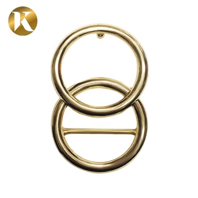 Double Loop Ring Frauen Gürtel Buckle 30mm mit schönem Aussehen