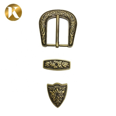 25mm 3 Sätze Zinklegierung Buckle für Festivalkleid mit exquisiter Schnitzerei