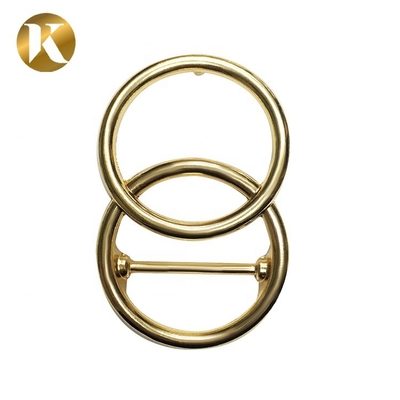 Schwerer Retro-Ring Zinklegierung Gürtel Buckle 40MM mit elegantem Aussehen