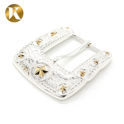 Dicke Retro-Logo Kühlgürtel Buckles Zinklegierung Material