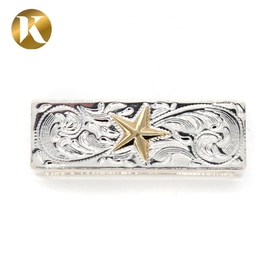 Anpassen Logo Metall Zink Gürtel Buckle High End für Mann Dekoration