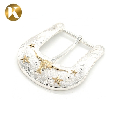 Anpassen Logo Metall Zink Gürtel Buckle High End für Mann Dekoration