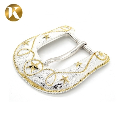 Zinklegierung Doppelspin-Gürtel Buckle 40mm Innengröße mit langer Lebensdauer