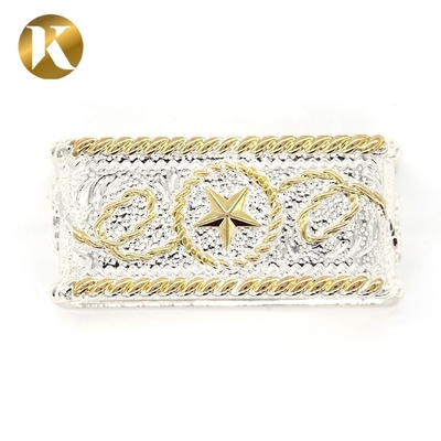 Zinklegierung Doppelspin-Gürtel Buckle 40mm Innengröße mit langer Lebensdauer