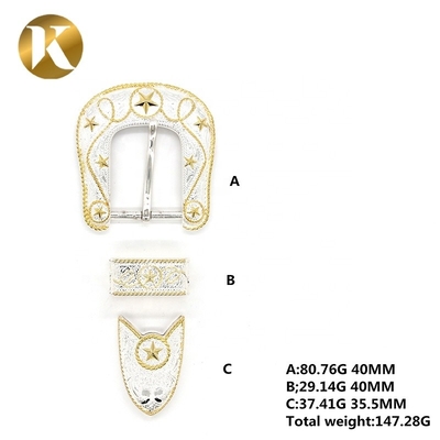 Dekoration 2 Farbplatten Gürtel Buckles Freizeit Stil Hohe Haltbarkeit Für Mann