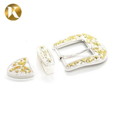 Neues Design Double Pin Gürtel Buckle Customized Logo mit zwei Farben