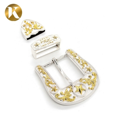Neues Design Double Pin Gürtel Buckle Customized Logo mit zwei Farben